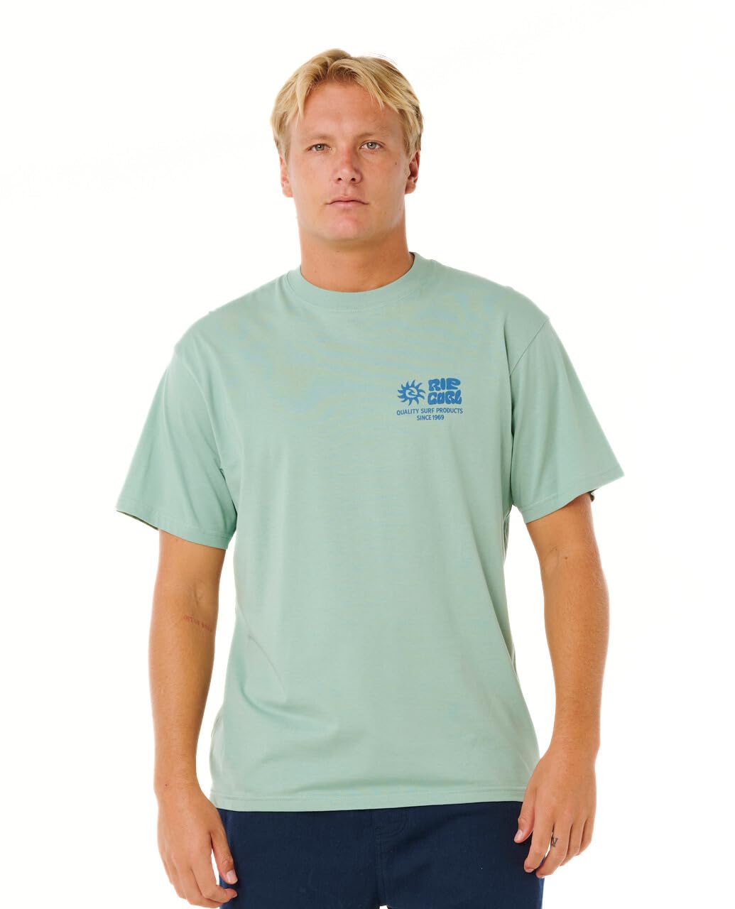 Rip Curl Men's Aloe Glass Off Pacific Rinse Short Sleeve T-Shirt, S
