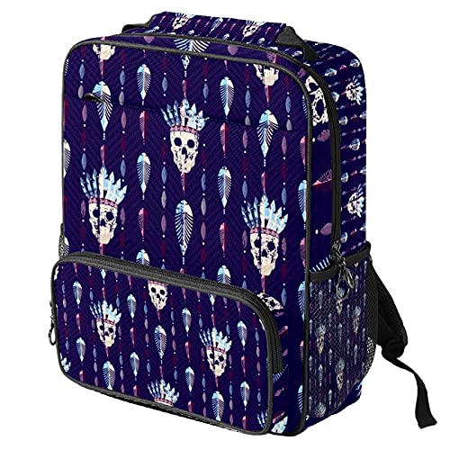 Sac à dos décontracté ordinateur portable femme et homme imprimé bohème