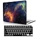 Coque Compatible avec MacBook Pro 13 Pouces A1278 avec CD-ROM, Plastique Rigide Étui Housse & Couverture du Clavier pour MacBook Pro 13,3 (Version 2012/2011/2010/2009/2008) - Nuit étoilée