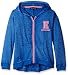 Derek Heart Big Girls' Drop Shoulder Long Sleeve Zip Hi-Low Hem Hoodieand
