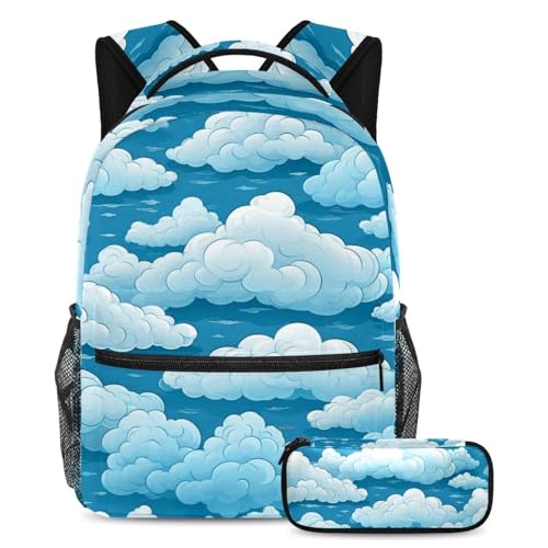 Sac à dos grande capacité avec trousse pour la rentrée scolaire des enfants