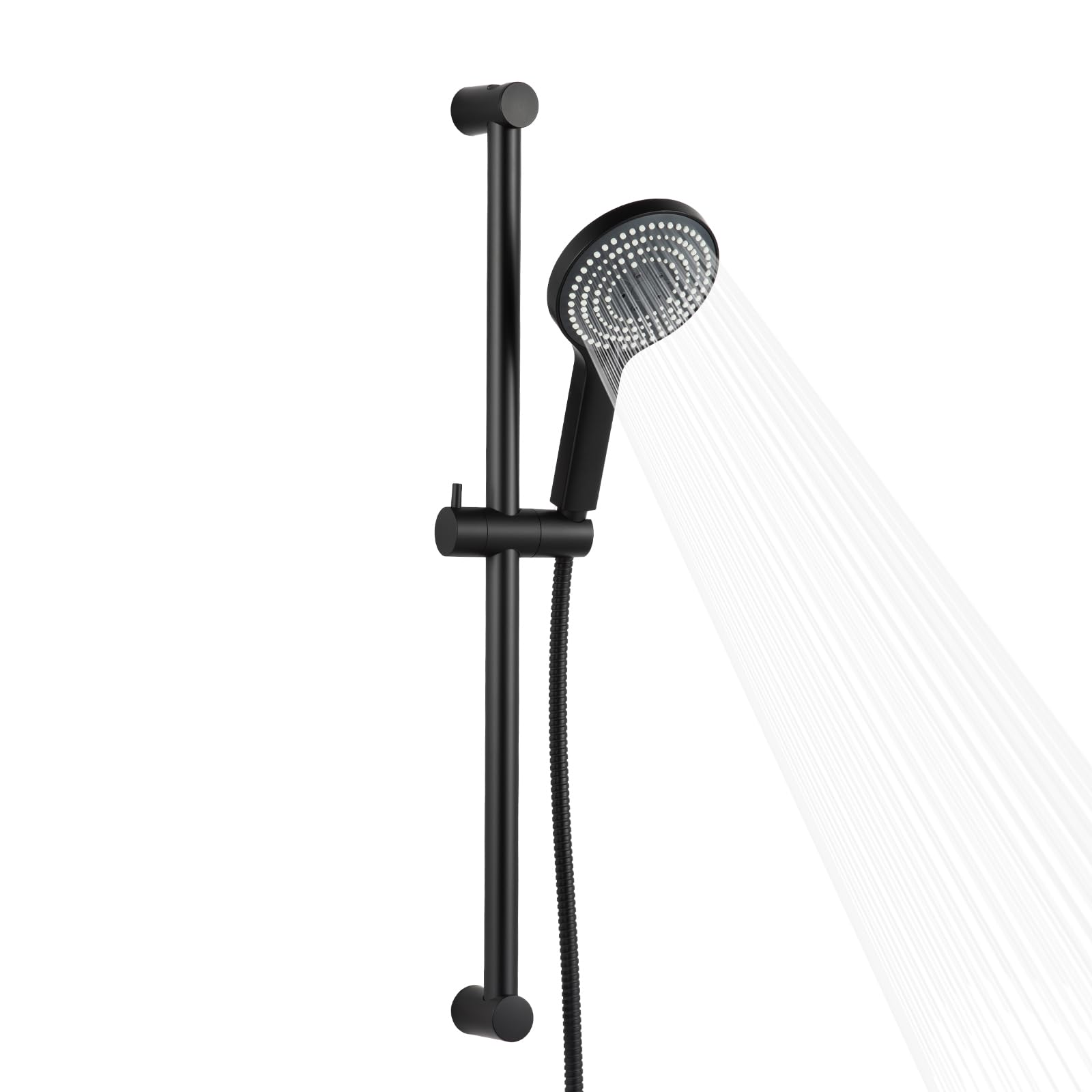 OFFO Shower Slide Bar with 6 Modes Shower Head Set