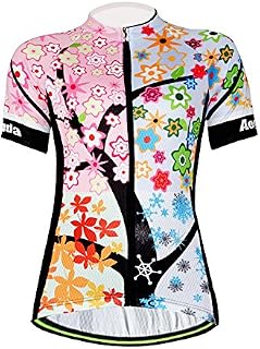 Aogda Cycling Jersey Women Bike Shirts Biking Bib Pants Ladies Cycling Clothing