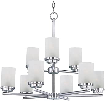Maxim Corona-Nine Light Chandelier in Contemporary style-28 Inches Wide by 23 inches high -Traditional Installation