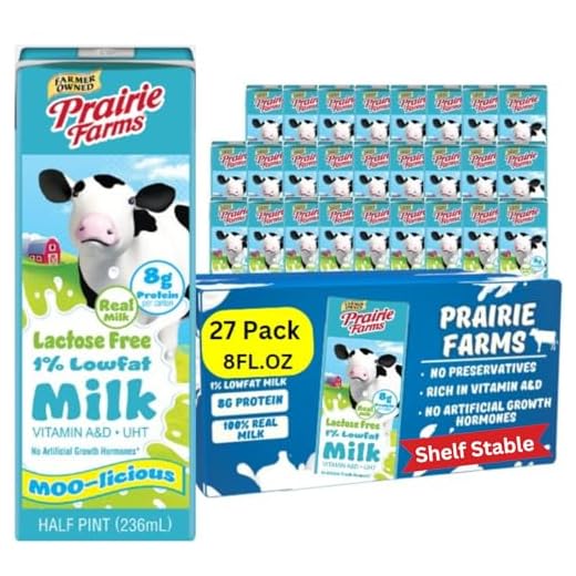 Prairie Farms Lactose Free Milk Boxes