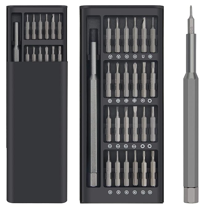 24 in 1 Precision Screwdriver Set with Magnetic Driver, Pocket Manual Screwdriver Tool Kit with Sliding Closure, Mini Professional Repair Tools for Electronics Watch, Camera, Laptop and Glasses (B0D5HV4NYM) Amazon Price History, Amazon Price Tracker
