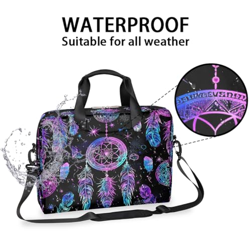Maletín étnico Dreamcatcher para laptop 15.6 pulg miniatura 3