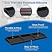 Hydream Stove Top for Silicone Shelf,30 Inch Magnetic Shelf Over the Stove Spice Rack,Kitchen Organizer Magnet Above Stovetop Back of Flat Storage Suctioned-Black