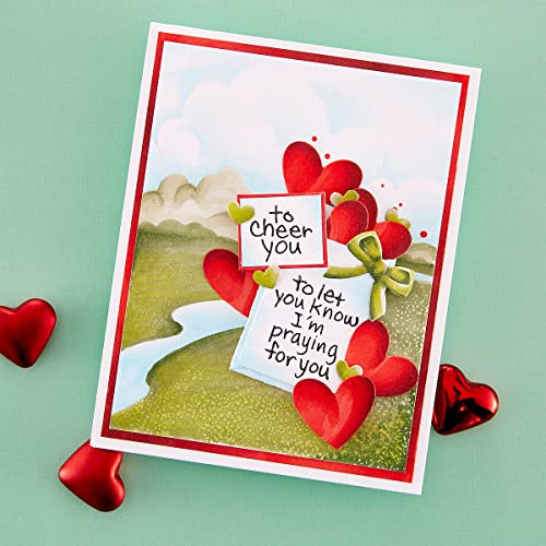 Spellbinders STP-203 Stampendous Hugs Sentiments Clear Stamp Set thumb #2