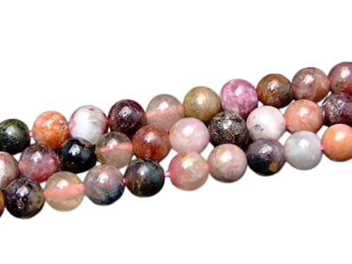 g3-854A 6mm～7mm 今月の半額 わけあり ミックストルマリン 電気石 1連39cm ブラジル産 天然石 パワーストーン