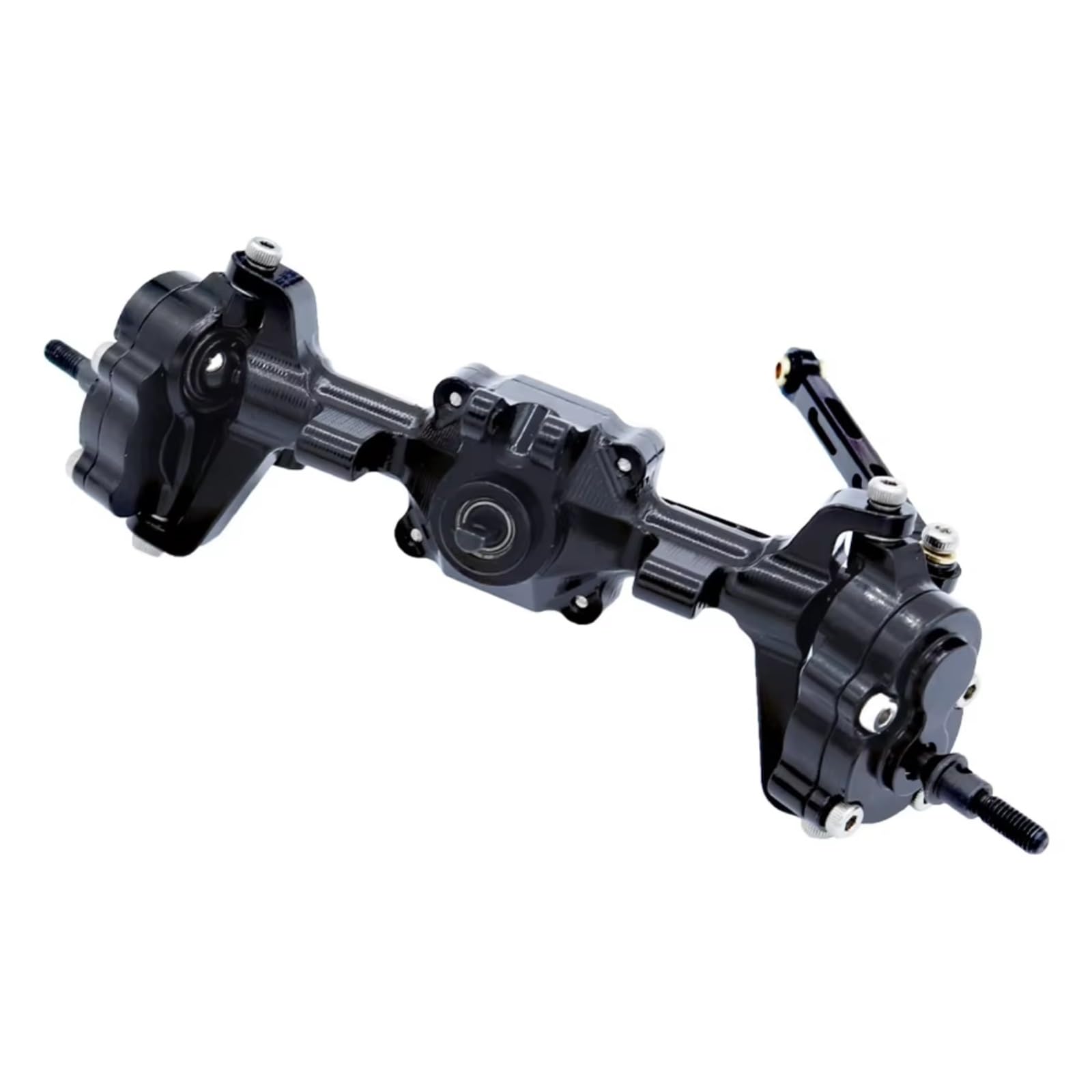 Per FMS Per FCX24 1/24 Completo Metallo Anteriore Posteriore Portale Asse Con Ingranaggio RC Auto Aggiornamenti Parti Accessori Modello Nero Ricambi RC