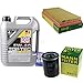 Produktbild Filter Set Inspektionspaket 5 Liter Liqui Moly Motoröl Top Tec 4100 5W-40 MANN-FILTER Luftfilter Ölfilter