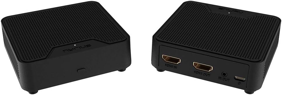 Nyrius WS55 Wireless HDMI Video Transmitter & Receiver for Streaming HD 1080p Video & Digital Audio from A/V Receiver, Cable/Satellite Box, Blu-ray, PC to TV/Projector