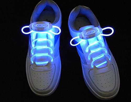 Lemonc 1 pairs of LED Light Up Shoelaces