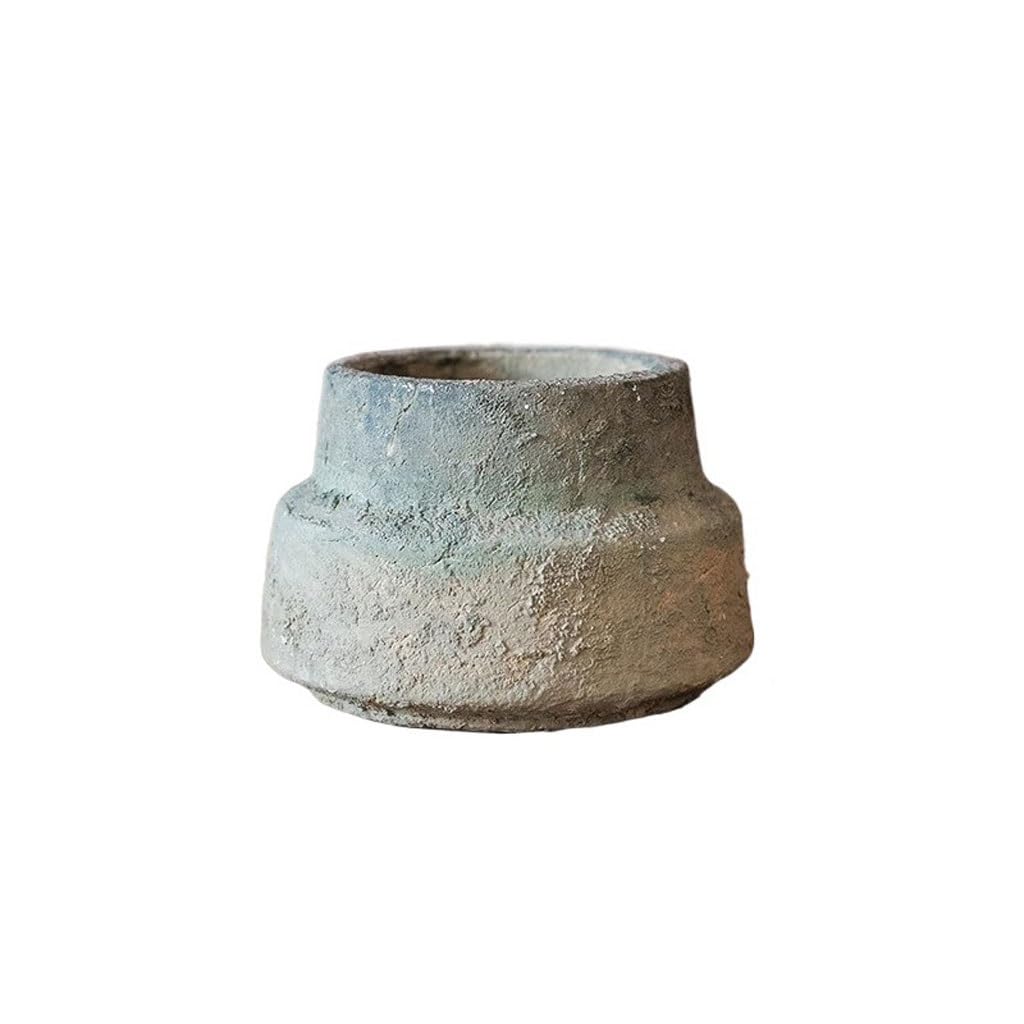 GELASIGE Flower Pots Retro Old Fleshy Red Pottery Flower Pot Classical Balcony Green Plant Flower Decoration Outdoor Flower Pots(A)