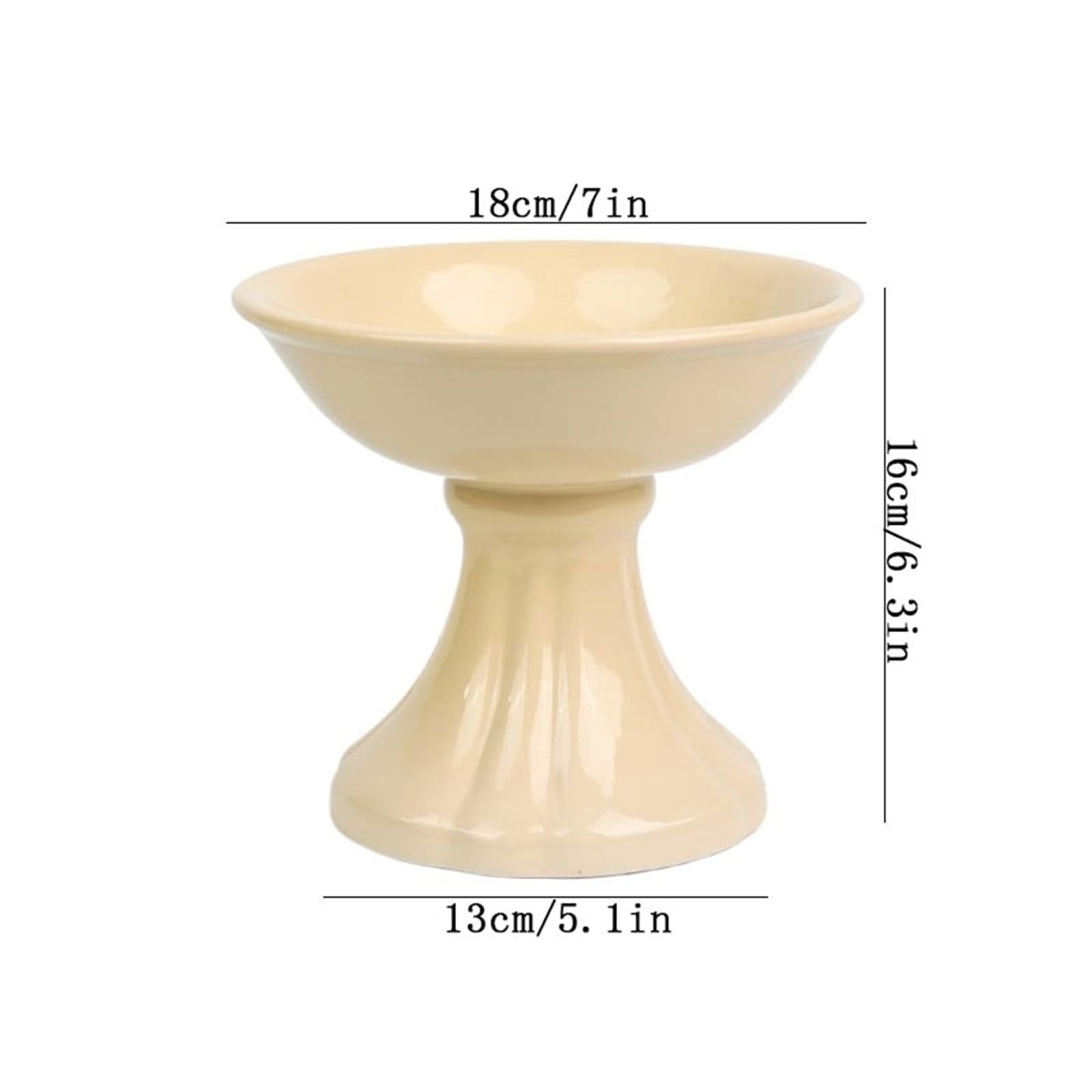 Sottovasi per Fiori Vassoio raccogligocce in Ceramica con piattino for composizioni Floreali Gambe Alte Vaso