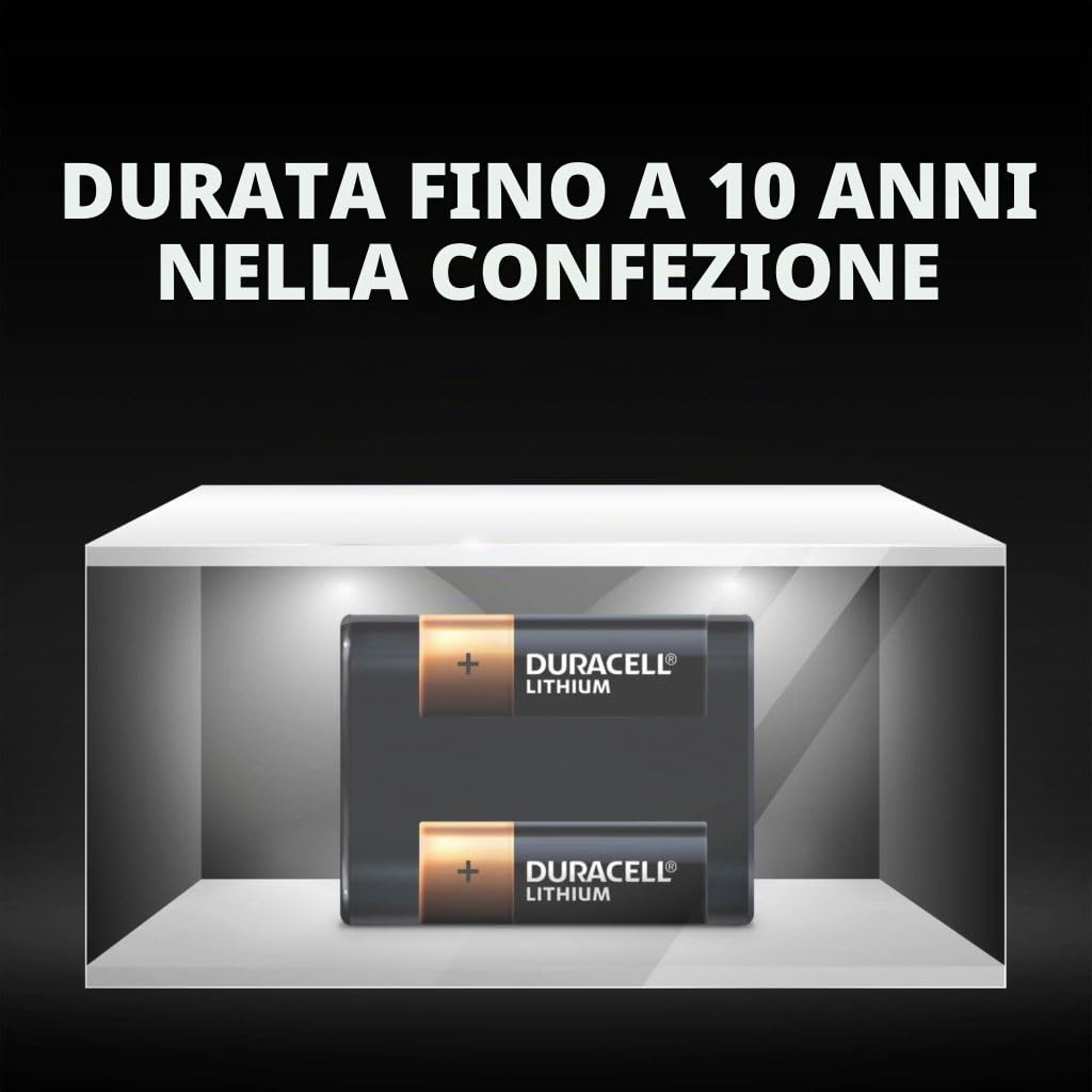5X Duracell 245 2CR5 Lithium (5 Blister Da 1 Batteria) 5 Pile
