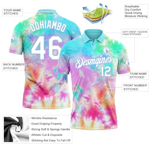 Custom Golf Polo Shirts Bowling Jerseys for Men Women Youth Personalized Tennis T-Shirt Design Your Own Sports Team Uniform3