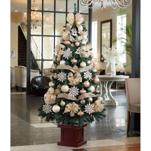 �X�N�G�A�x�[�X�N���X�}�X�c���[�Z�b�g �V�����p���S�[���h ����210×��112cm 1�Z�b�g�y �I�[�i�����g��LED���C�g�t�� �E�b�h�x�[�X�t�� �N���X�}�X ���� �X�g�A�E�G�L�X�v���X �z 58-17-2-3_8736-1872