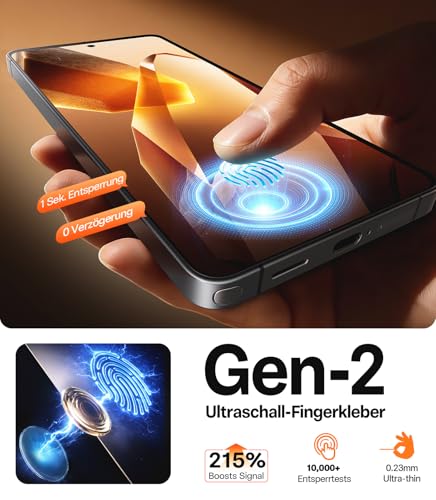 TORRAS für Samsung Galaxy S26 Ultra für Panzerglas [Nr.1 Drop-Schutz] Kratzfest Schutzfolie für Samsung S26 Ultra Folie 9H+ Härte Glas [Full Screen] Anti-Fingerabdruck, Kompatibel mit Hülle, 2 Stück