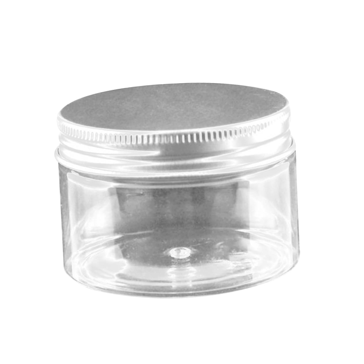 Travel Cream Jar Aluminum Lid Pet Plastic Glass Leakproof Capacity for Cosmetics Ointments Skincare