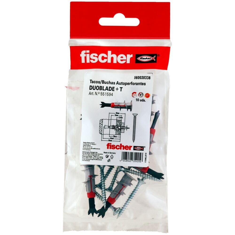 Fischer torba foliowa Duoblade-S 10 sztuk, 551594