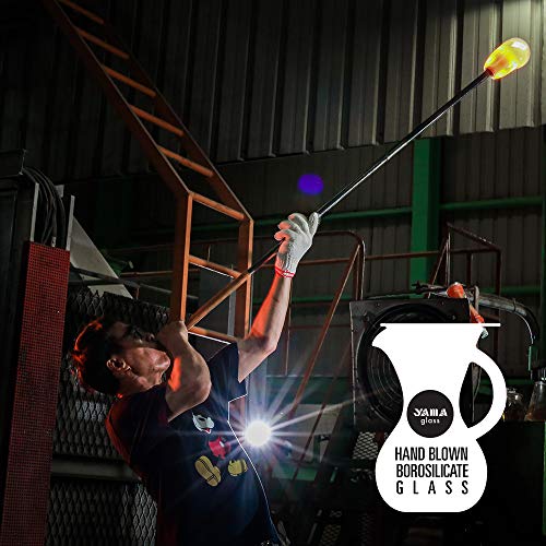 Yama Glass Pour Over Coffee Maker, BLACK Japanoscope