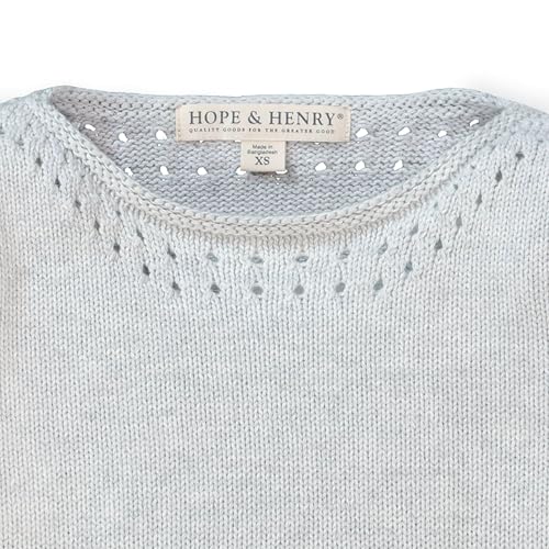 Image of Hope & Henry Girls' Milano Tipped Sweater Dress