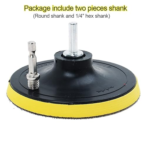 Miniatura 8 de Paquete de 80 discos de lijado de 5 pulgadas, lijadora de 8 agujeros para almohadilla de pulido de taladro placa de gancho y bucle 60 80 120 180 240