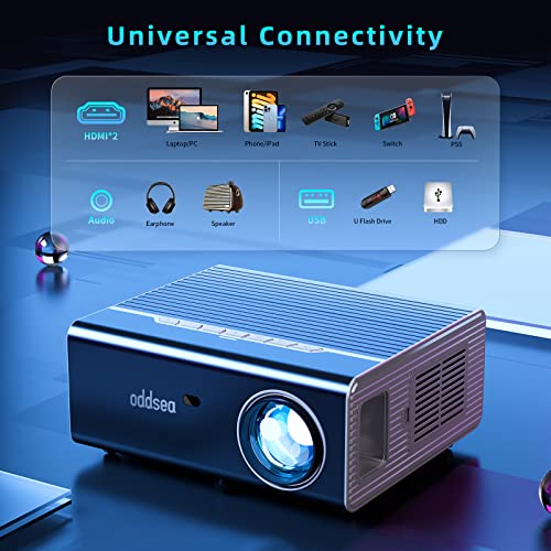 Oddsea-WiFi-Projector-Portable-Native-1080P-Home-Theater-Projector-210-Display-Full-HD-Outdoor-Movie-Projector-Compatible-with-HDMIUSB-PCLaptop-TV-Stick-iOSAndroid-Phone