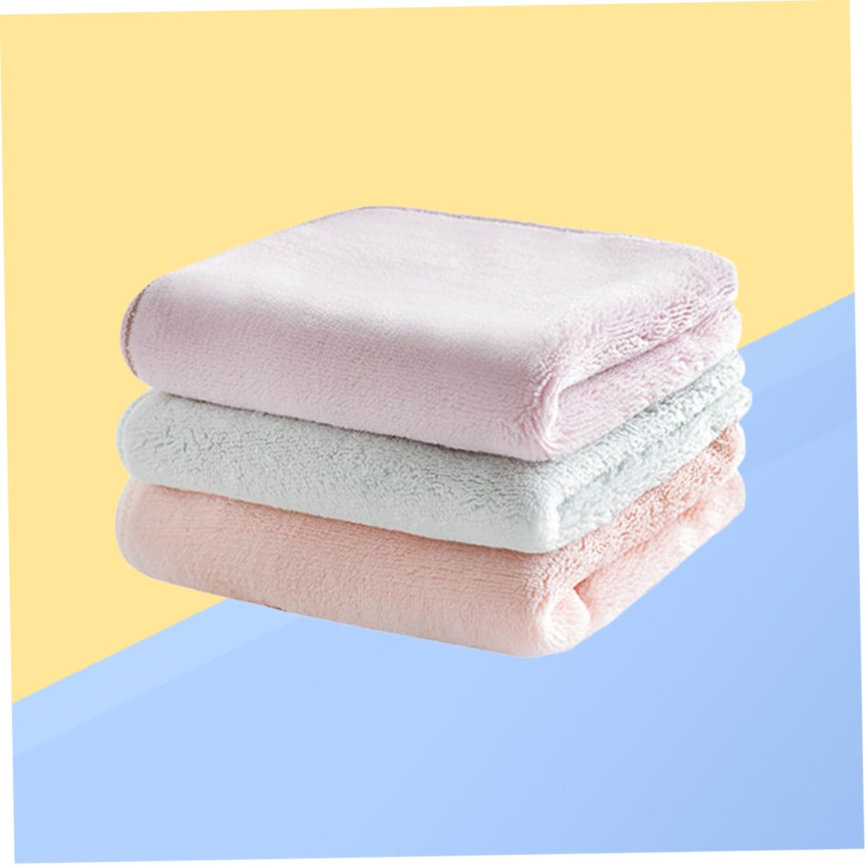 Healeved 3er-Set Spüllappen Küchenreinigungstuch Geschirrtuch Saugfähige Haushaltstücher Fusselfrei 30 X 30 cm Gemischte Farben 3 Stück X 3