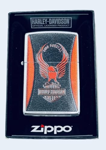 Encendedor Clásico Zippo Harleey-Daviddson Viento miniatura 3