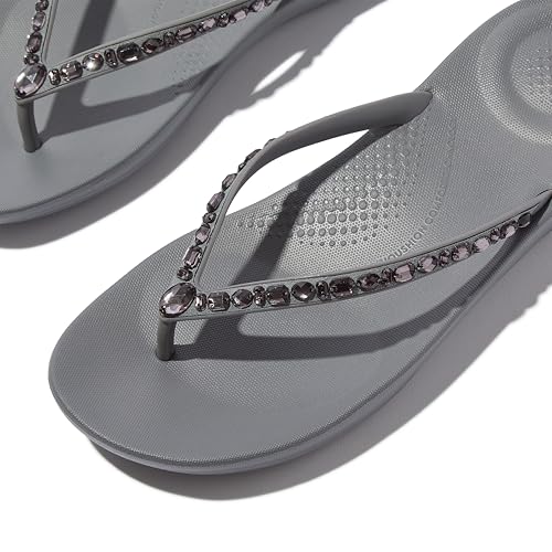 Image of FitFlop Iqushion Multi-Crystal Ergonomic Flip-Flops