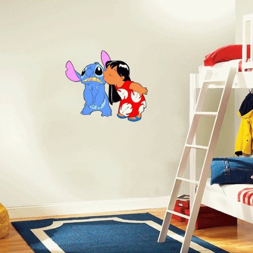 Lilo & Stitch Cartoon Wall Decal Sticker 22"x 22"