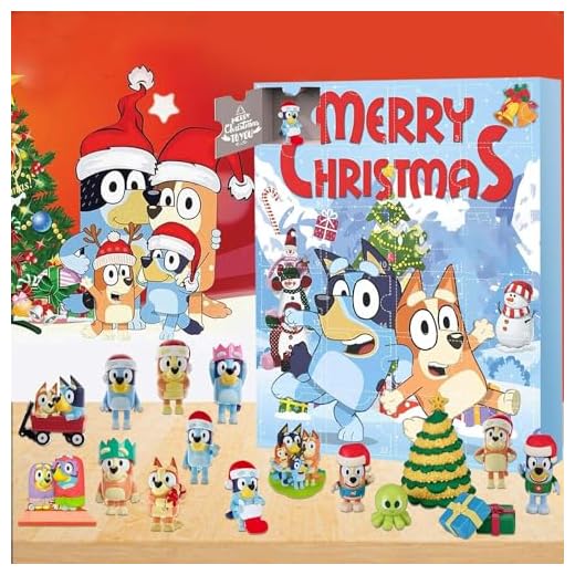 Bluey figuren adventskalender