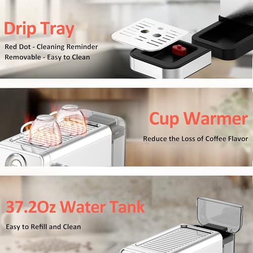 Professional Espresso Machine with Milk Frother
