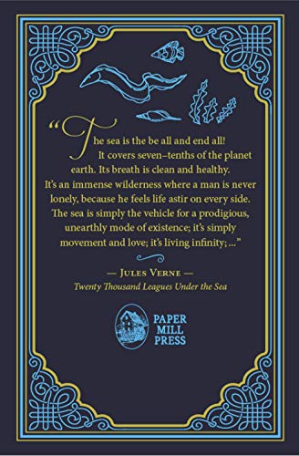 Twenty Thousand Leagues Under the Sea, Jules Verne Classic Novel, (Captain Nemo, Ocean Adventure Tale), Ribbon Page Marker, Perfect for Gifting - Image 2