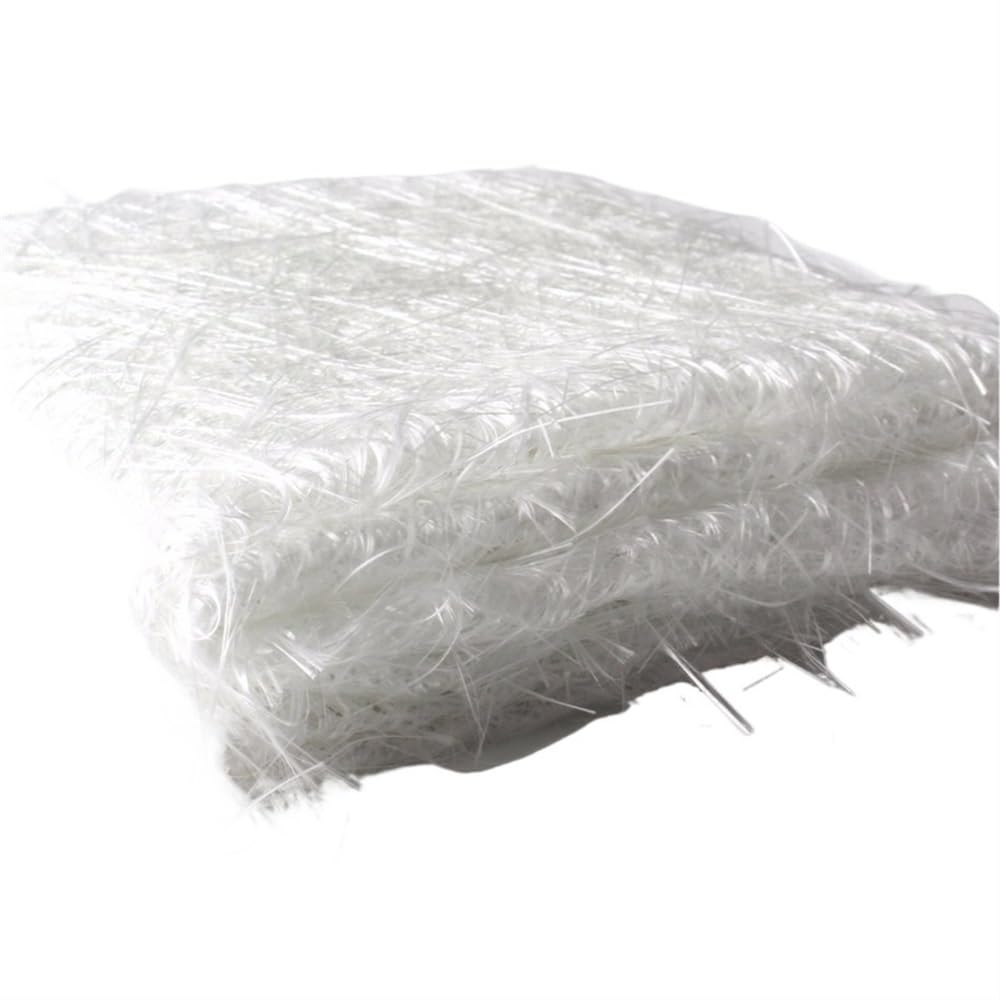 Niealkaliczna mata cięta z włókna szklanego do przemysłu stoczniowego - 150 do 450 g/m², 100 cm x 100 cm, materiał wzmacniający, 1 szt.(450)