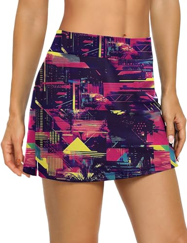Image of LouKeith Tennis Skirts for Women Golf Athletic Activewear Skorts Mini Summer Workout Running Shorts with Pockets