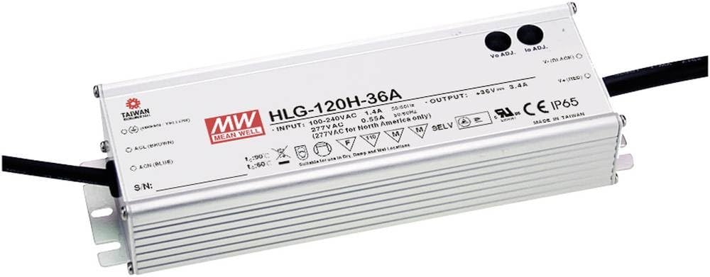 LED Alimentazione 120W 12V 10A ; MeanWell HLG-120H-12A