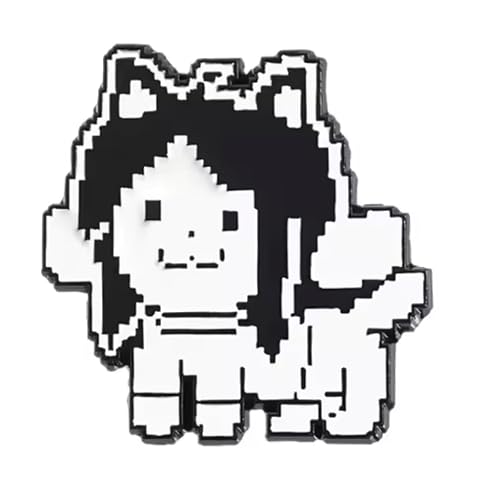 Temmie Tem Shop Waterfall Village Undertale Sans Papyrus Indie Video Juego de 1.1 pulgadas Esmalte Pin Insignia, 1.1 Inches, Esmalte, Esmalte