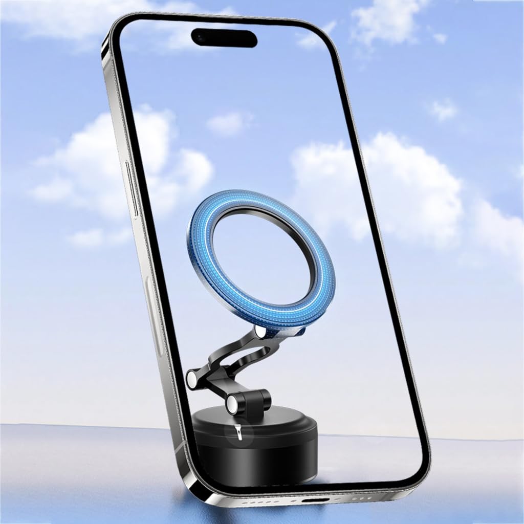Soporte de teléfono para vehículo, ventosa al vacío con accesorio de vacío, rotación de 360 grados para una experiencia de conducción segura