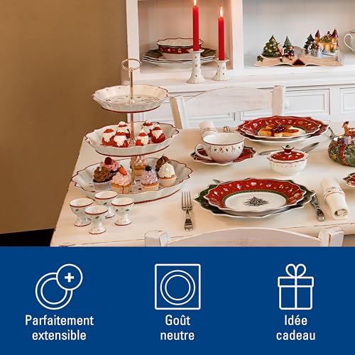 Porcelaine Villeroy & Boch : l'étagère de Noël Toy's Delight d'exception