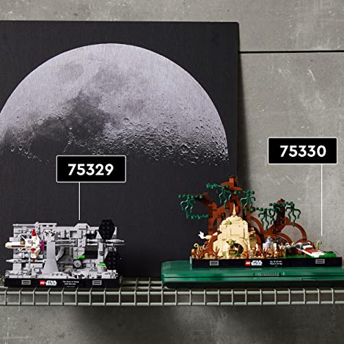 LEGO 75329 Star Wars Death Star Trench Run Diorama Set, baubares Modell für Erwachsene mit Luke Skywalkers X-Wing… – Bild 6