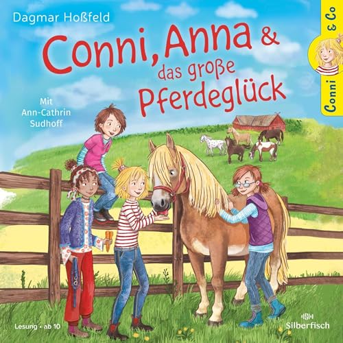 Page de couverture de Conni, Anna und das gro&szlig;e Pferdegl&uuml;ck