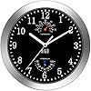 HITO 10Inch & 12Inch Silent Wall Clocks (Black & White)