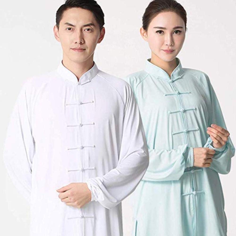 Tai Chi Abbigliamento Donna, Uomo Unisex Abbigliamento Tai Chi Marziale Meditazione Tuta Tai Chi Esercizio Taekwondo Uniforme Cinese Kung Fu Vestito, XX-Large-D (FS) (CL)