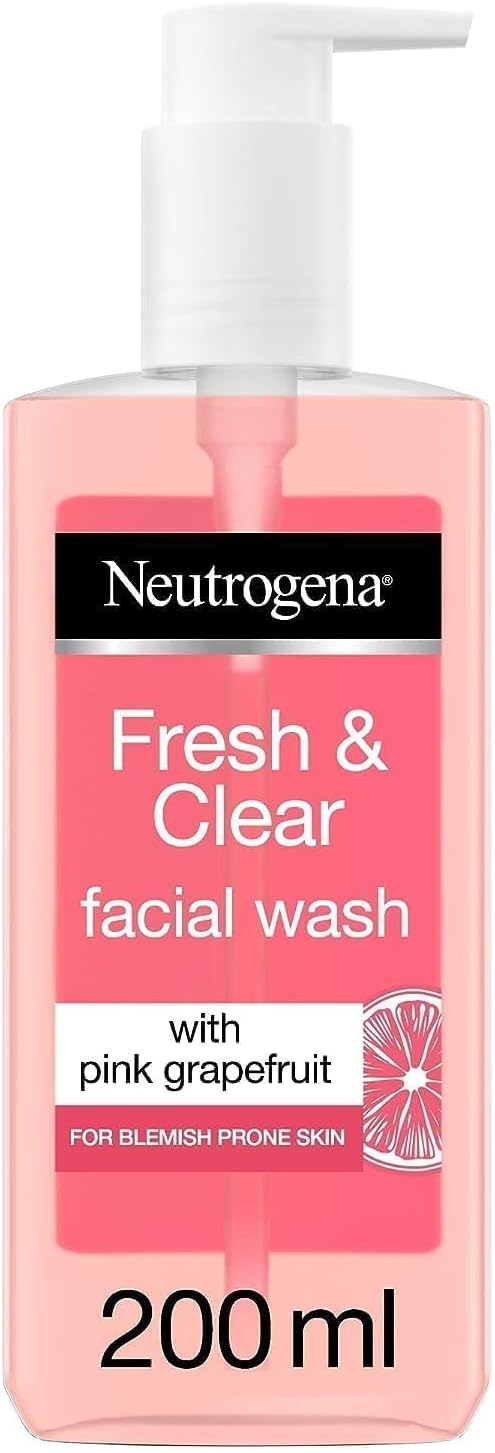 Neutro'gena Visibly Pink Grapefruit Facial Wash - (200ml)