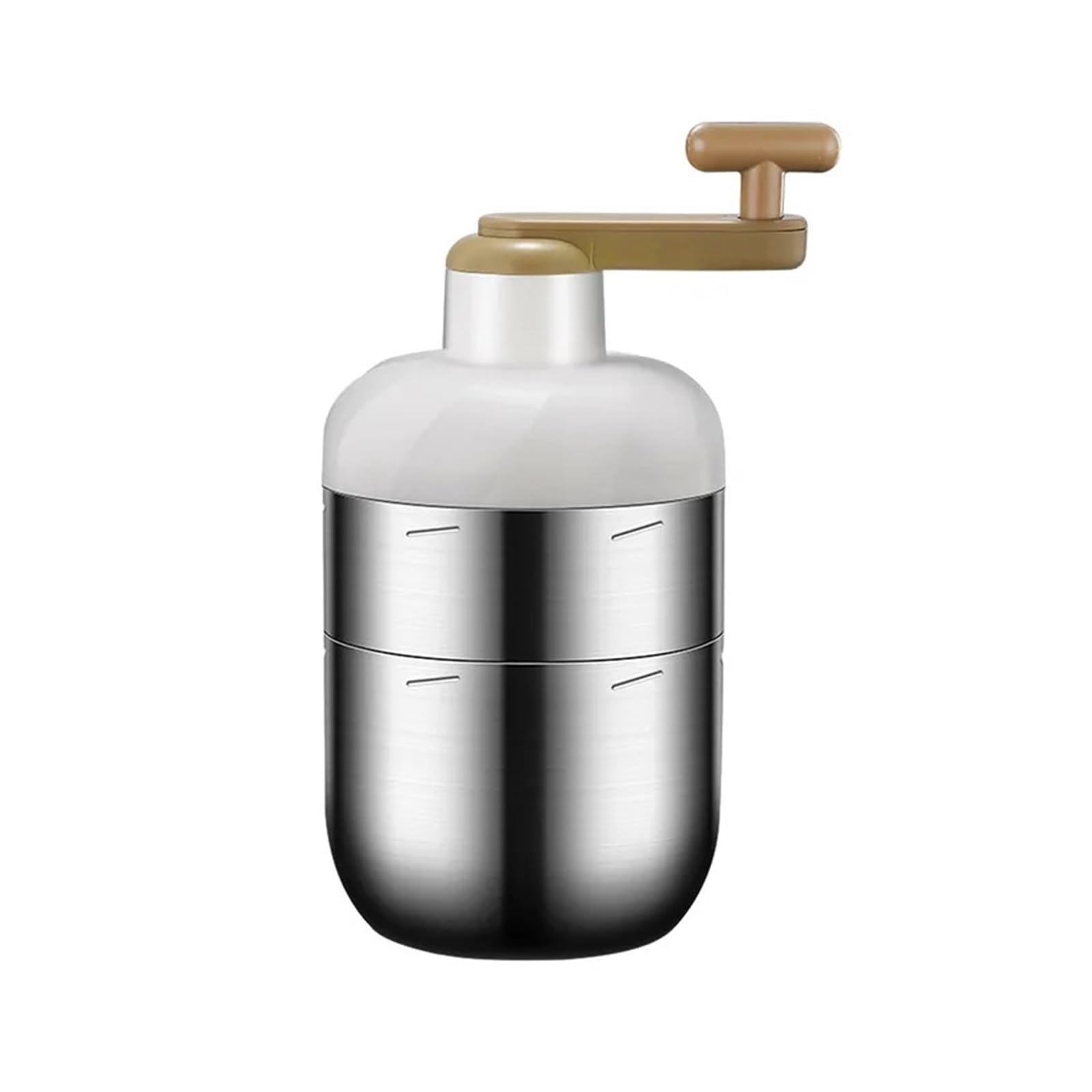 Ice Crusher, Stainless Steel Hand Operated Shaved Ice Household Mein Mein Ice Er Manual Sand Ice Machine,for Home, Restaurants & Cafes 6