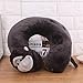 Yuanyuanliu Oreiller À Col Montant En Forme De U, Oreiller Sieste, Peluche Dessin Animé Animal Oreiller Animalier, Oreiller Portable Voyage Coussin En Forme De U, Cadeau De Vacances (Color : B)